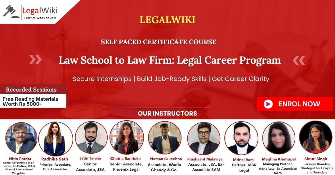 Enrol Now: Law School to Law Firm: Legal Career Program (Self-Paced Course)